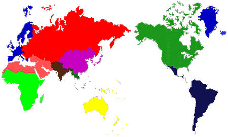 world map asia center. World Map