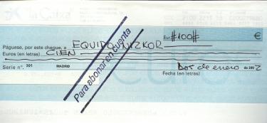 Modelo cheque