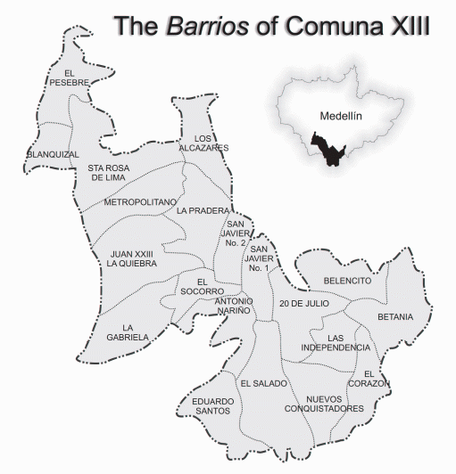 The Barrios of Comuna 13