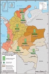 Rendimiento del cultivo de coca por regin en Colombia, 2016