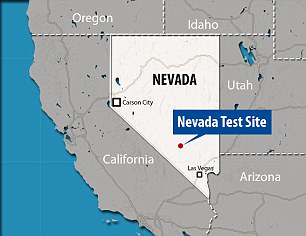 Map of Nevada Test Site