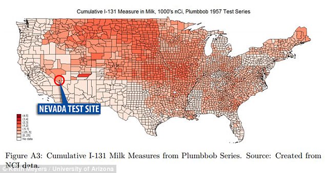 Cumulative I-131 Milk Measures