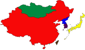 North Asian Map