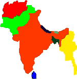 South Asian Map