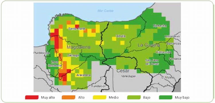 Resultados del estudio piloto para la identificaci�n de invernaderos de marihuana, �reas focalizadas por alertas lum�nicas en Cauca