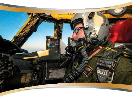 Air Force Captain flies a B-52H Stratofortress