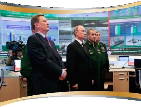 Vladimir Putin and Sergey Shoigu