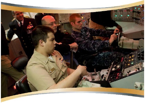 dive simulator at the Trident Training Facility