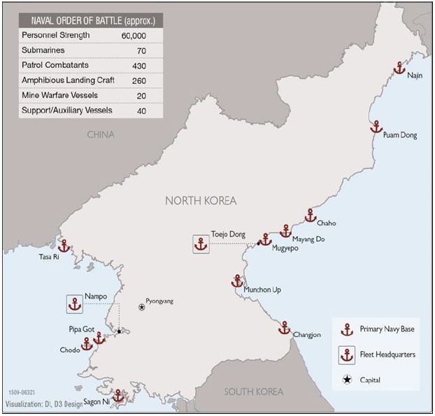 Disposition of DPRK Naval Assets